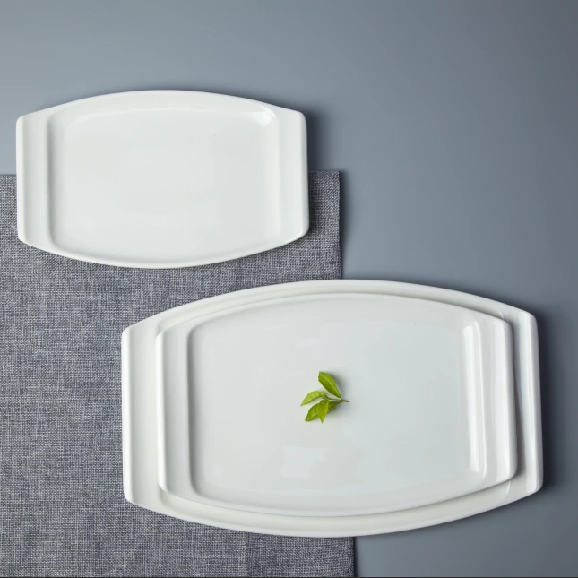 Chaozhou ceramic restaurant hotel supplies dinner charger plate for wholesale 1