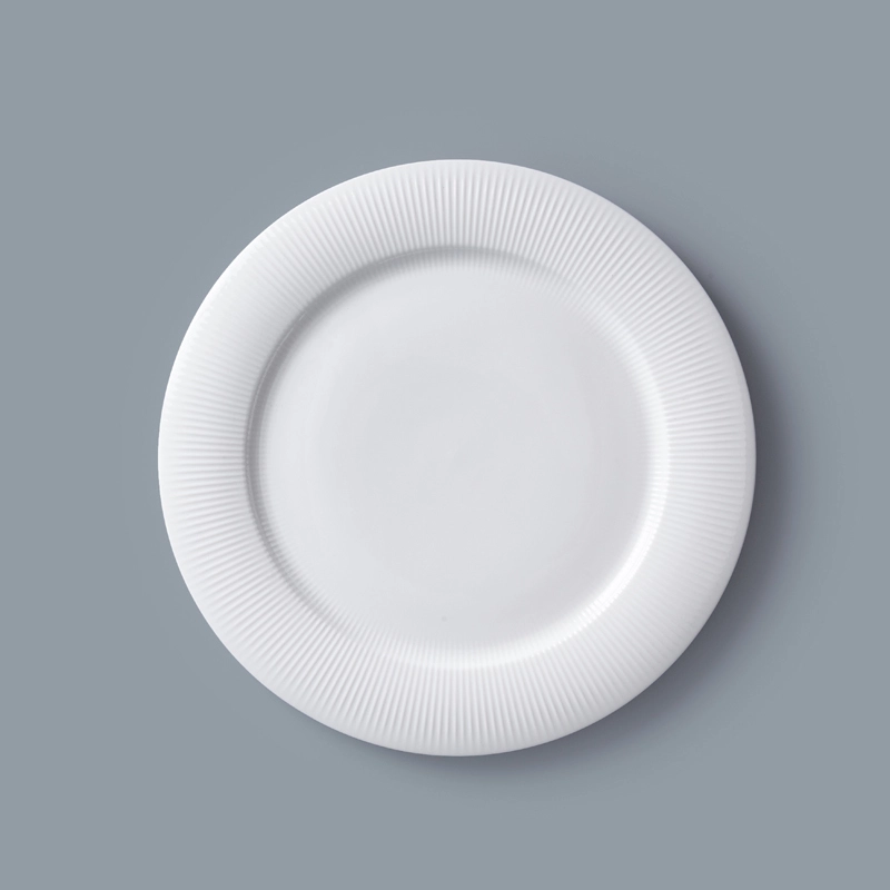 5 Star Hotel Dedicated French Style China Porcelain Dinnerware Flat Plate, Crockery Tableware Steak Plate^ 1