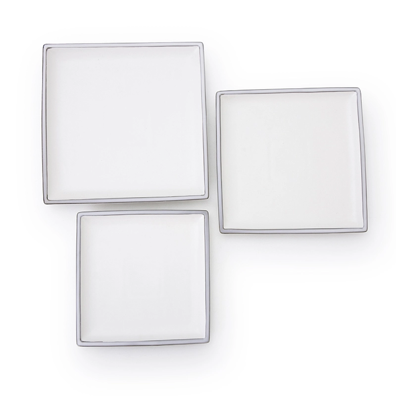 28ceramics Tableware Restaurant 8/9/10 Inch Ceramic Dish Square, 28ceramics Wholesale Tableware 8/9/10 Inch Ceramic Dish Square* 1