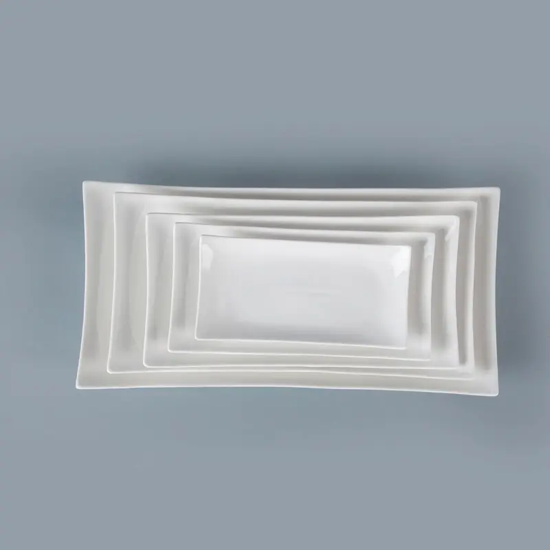 New square porcelain plates factory for home 2