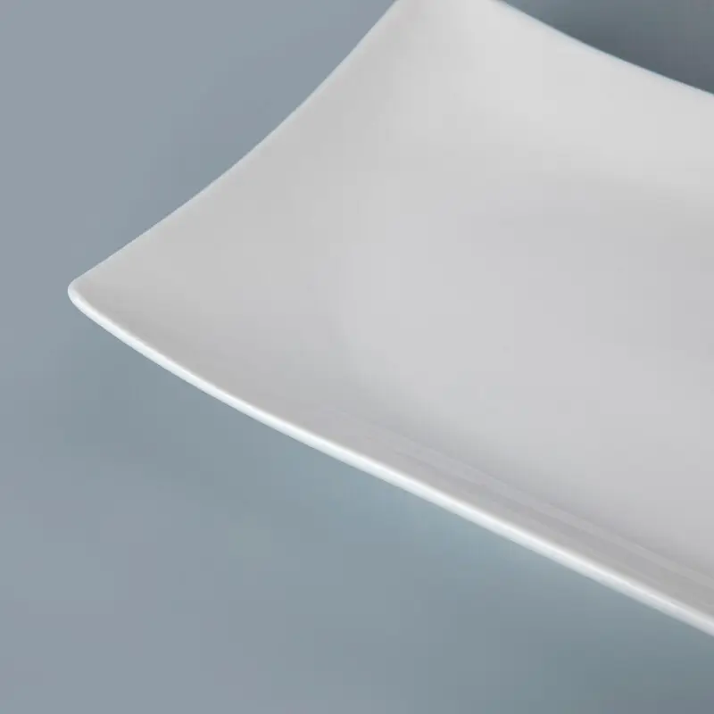 New square porcelain plates factory for home 5