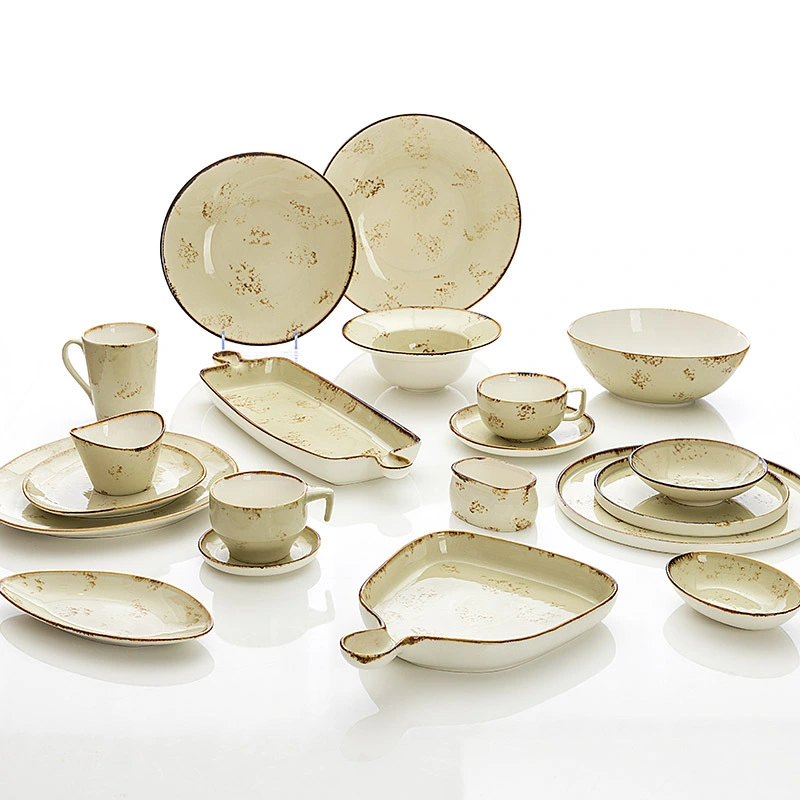 Maldives Importers China Dinner Set Gold Blue, Colored Dish Set Dinner Ceramic, Color Ceramic Dinner Set Made In China% 1