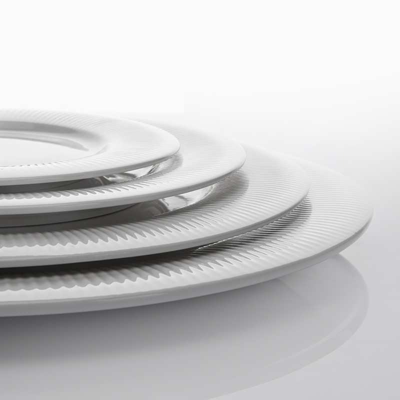 6.25 inch 8 inch 10.25 inch 12 inch Restaurant Dishes Plates, Dinner Crockery Porcelain Tableware, Plates For Hotel/ 6