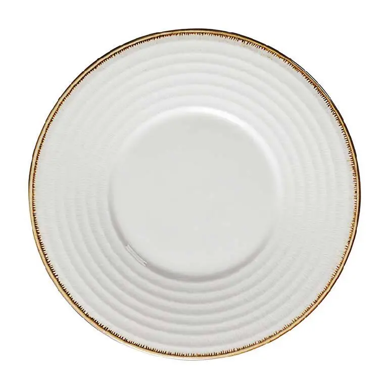 Color Glaze Resort Vajilla De Porcelana Plate Ceramic, Plates For Restaurants Modern/ 1