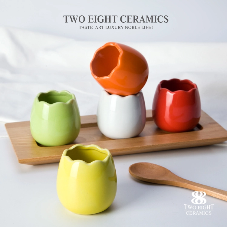 Wholesale egg cup set, colored egg stand for restaurant 1