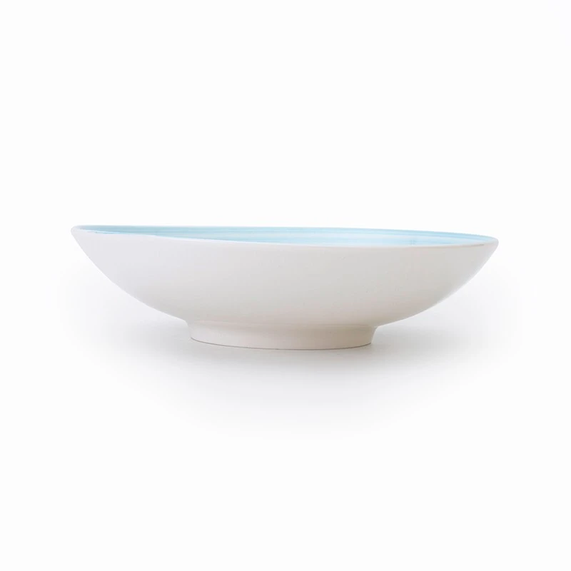 Two Eight New white ceramic fruit bowl factory for home 5