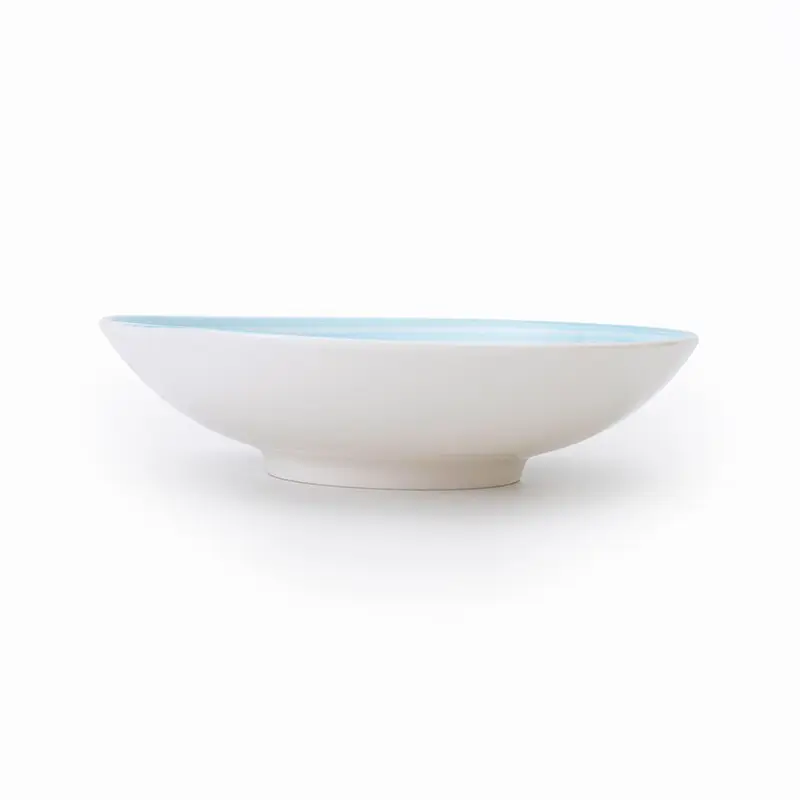 Two Eight New white ceramic fruit bowl factory for home 5