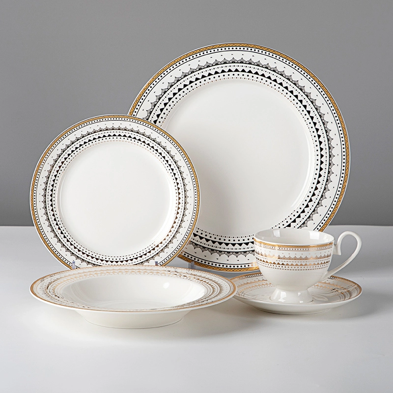Best Quality Bone China Dinnerware, High Quality Royal Luxury Fine Bone China Dinner Set 1