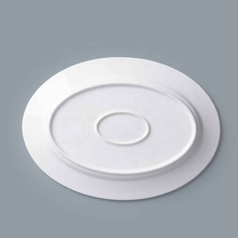 Restaurant Supply Porcelain Dinnerware Oval Plate, China Porcelain Restaurant Dinnerware Oblong Plate* 5