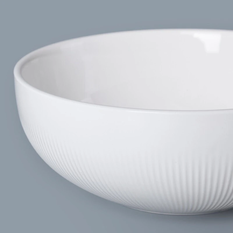 Two Eight glazed ceramic bowls2 3