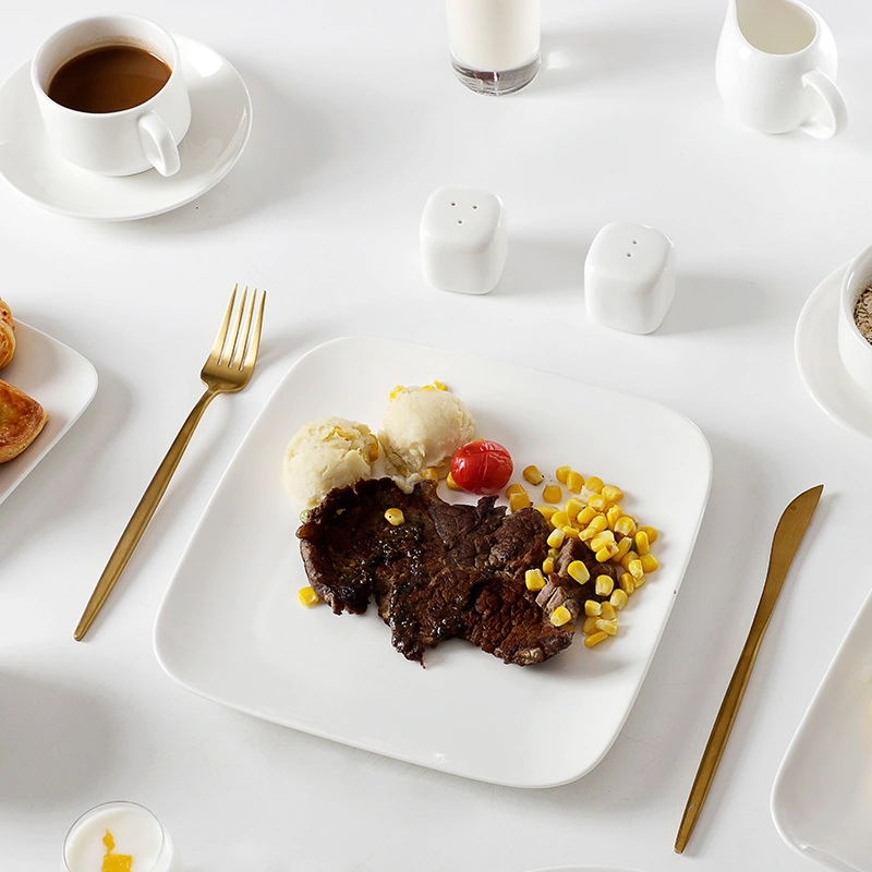 Design Square Plates Restaurant, Hosen 28 Stock Dishes & Plates,Ceramic Plates Tableware Supplies Dishes 1