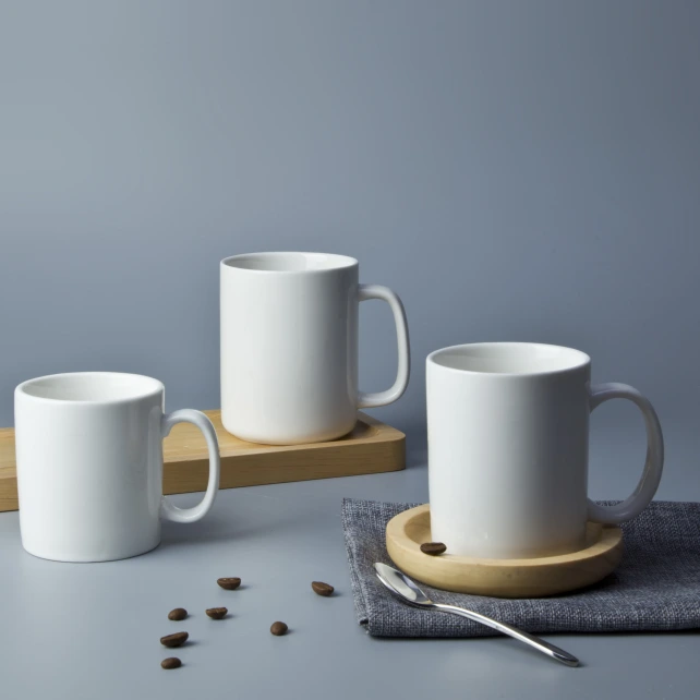 Ceramic factory directly sale crockery tableware mugs with handle 1