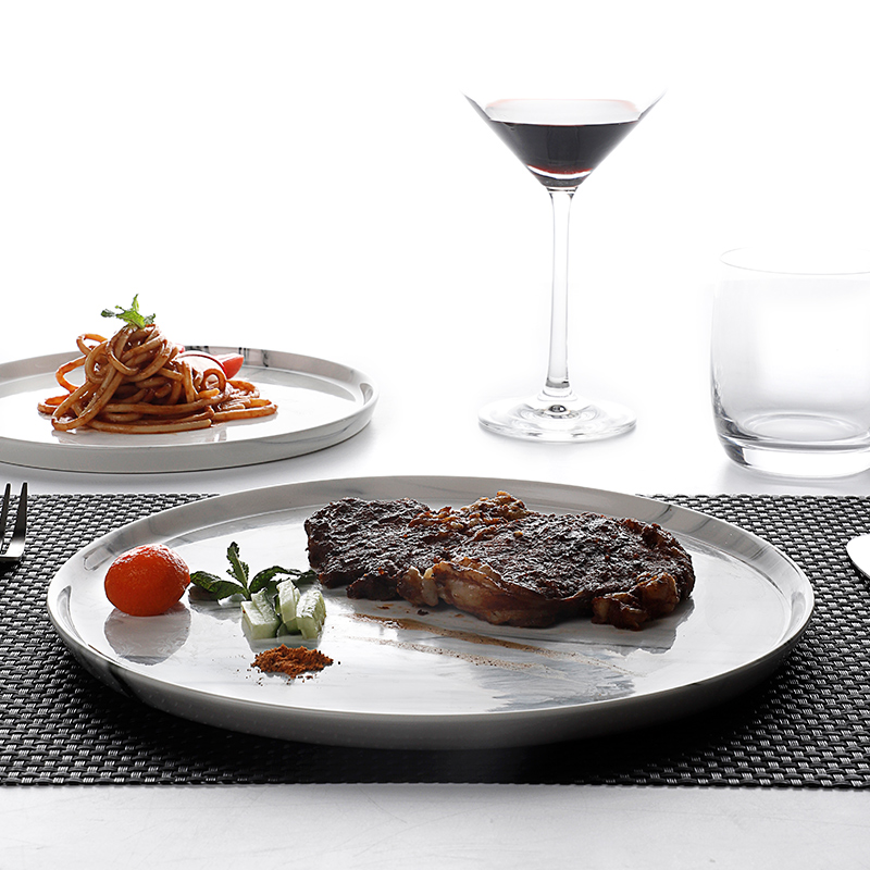Plates Restaurant Hotel Catering Luxury Crockery Creative Tableware Porcelain Dinner Set Plates Sets Dinnerware 5