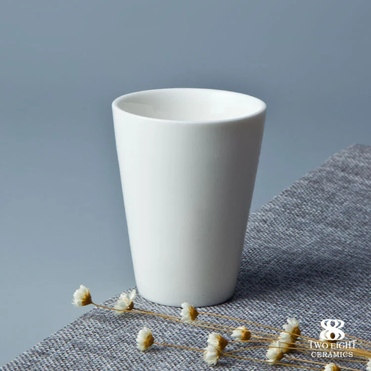 Wholesale porcelain mug cup, custom ceramic mug without handle 1