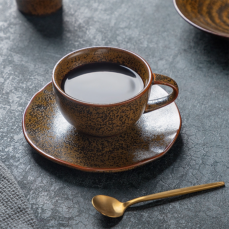 Ceramic Cup Set Coffee Cup And Saucer, 225 Ml Cappuccino Coffee Cup, Beautiful Ceramic Cup For The Restaurant 1