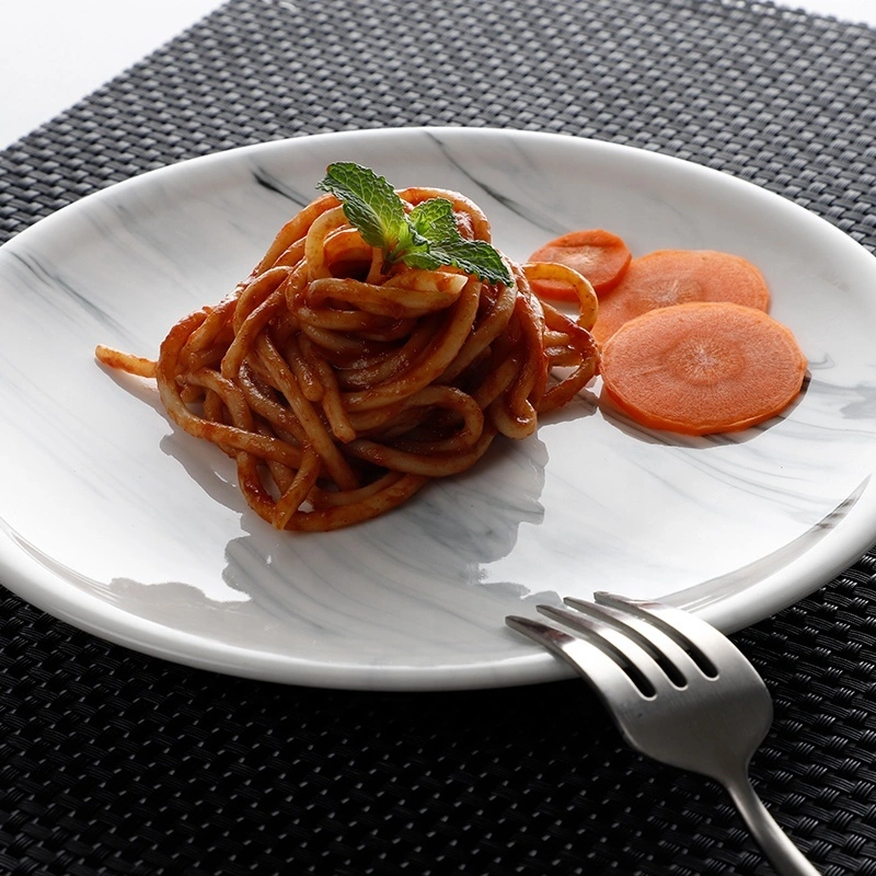 Eco Friendly Restaurant Use Blue White Plate Ceramics, Chaozhou Manufacturer Restaurant Use Ceramic Marble@ 1