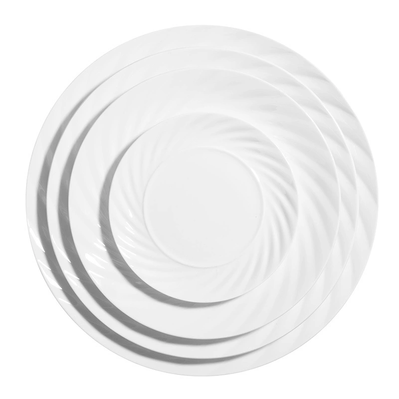 High Quality 8/10/12 Inch Ceramic Plates Environmentally Friendly Serving Set With Logo 1