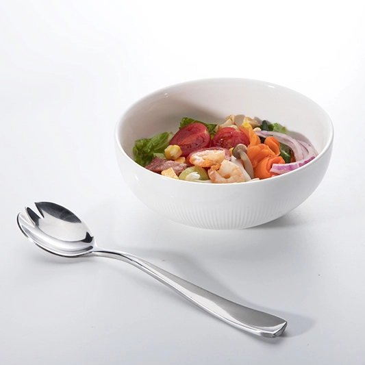 Wholesale Unique Cereal Ceramics Round Bowl,Porcelain Salad White Bowl,The Dinner Bowl for Restaurant or Hotel 1