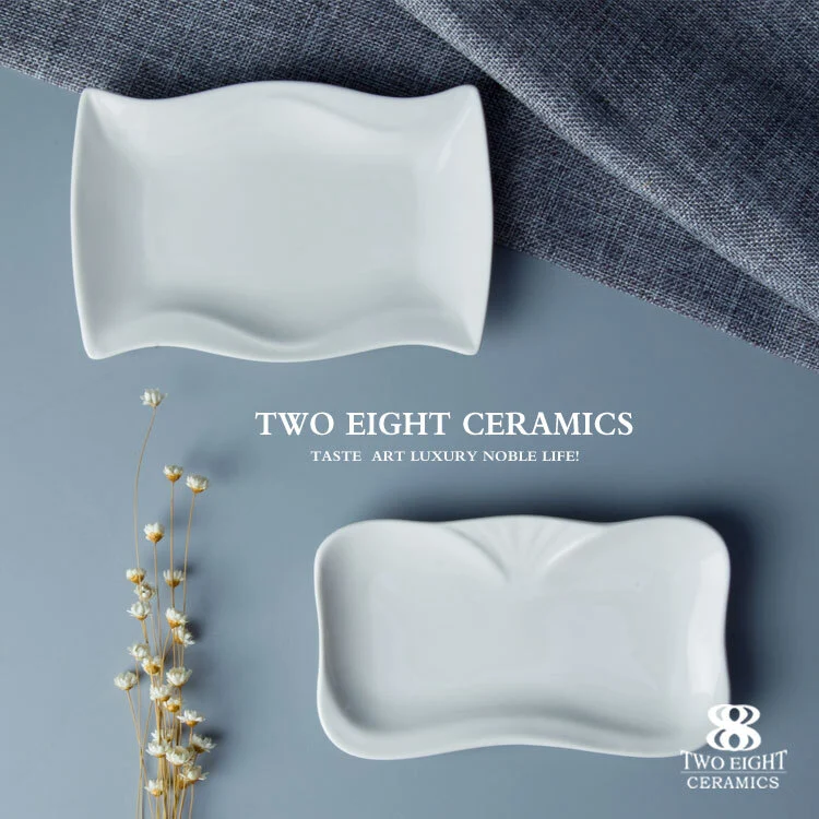 6 porcelain towel dish plate for restaurant hotel and banquet serving accessories 1