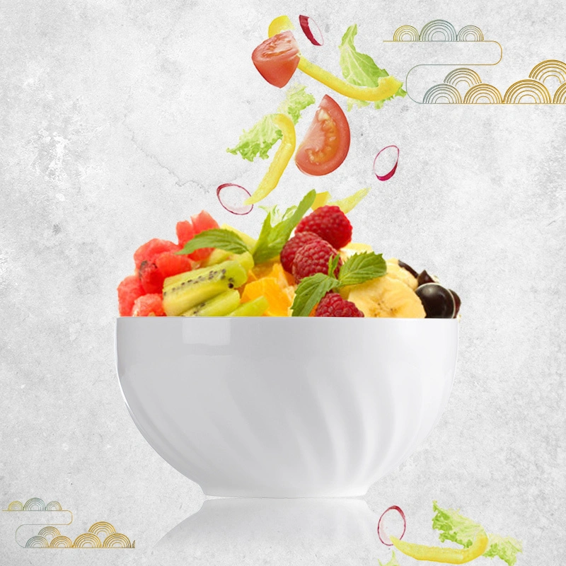 6.25 inch Round Crockery Bowls, Restaurant Plates And Bowl, Luxury Ceramic Dinnerware Sets% 1