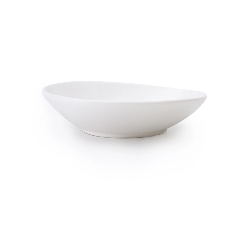 new stylish restaurant ceramic plates dishes matt white cobblestone dinner dish 1