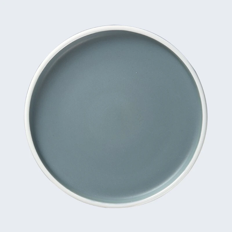 Wholesale Manufacturer In Chaozhou Porcelain Dinner Plate, Eco-friendly Matt Ceramic Plate/ 1