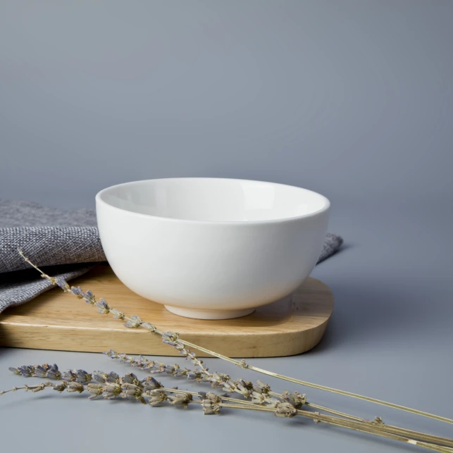 International trade bulk price deep serving nut bowl ceramic soup bowl 1