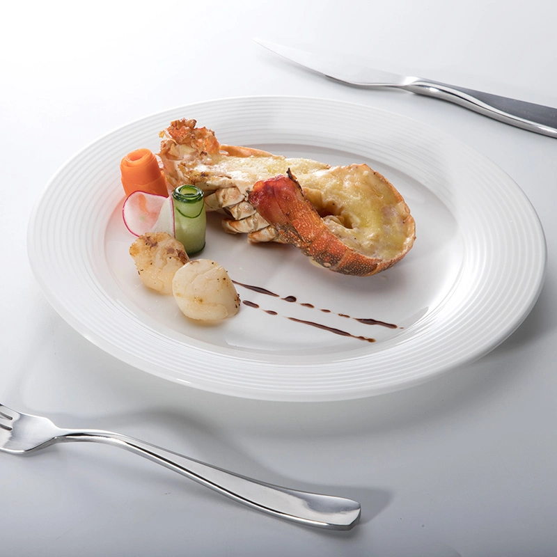 Western Style Chaozhou Factory Plates For Restaurants Modern, Nordic Crockery 10 Inch Dinner Plate% 1