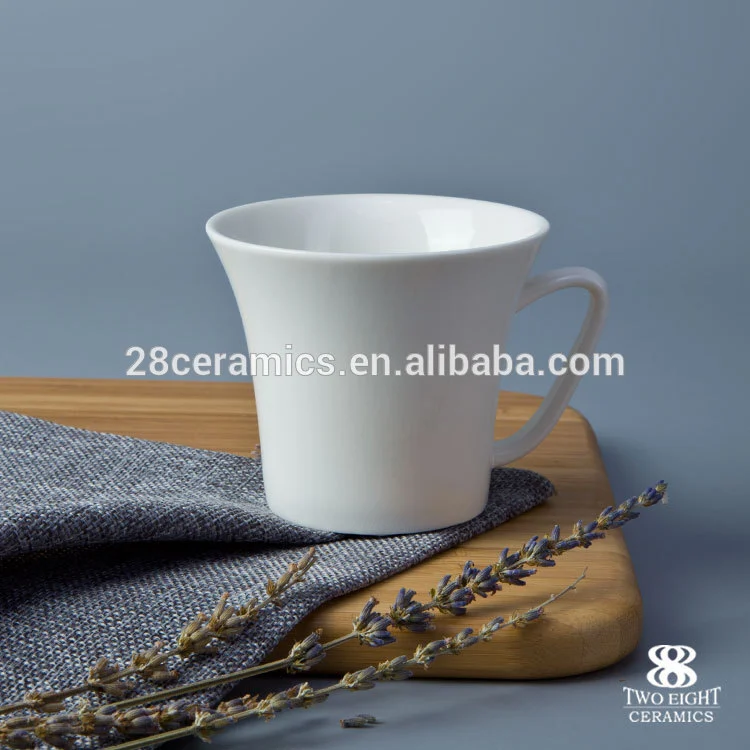 170ml cup with sauce, Free sample eco ware white porcelain coffee mug 1