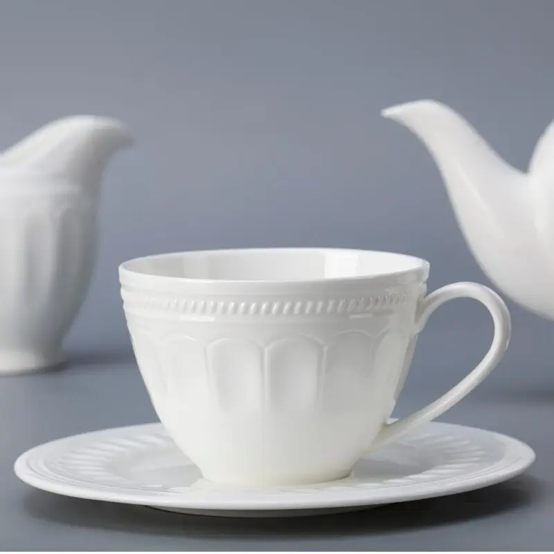 Two Eight Wholesale cheap cup and saucer set manufacturers for hotel 4