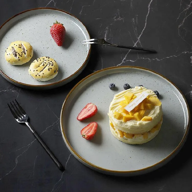 Strong Crockery With Logo Grey Porcelain Dishes Prices, Tops Dishes Chinese Porcelain Plate Factory^ 1
