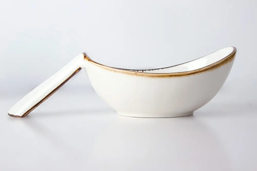 Two Eight white ceramic fruit bowl Supply for kitchen 5
