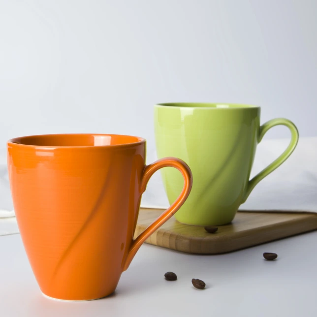 Color coffee mug porcelain mug cup with handle 1