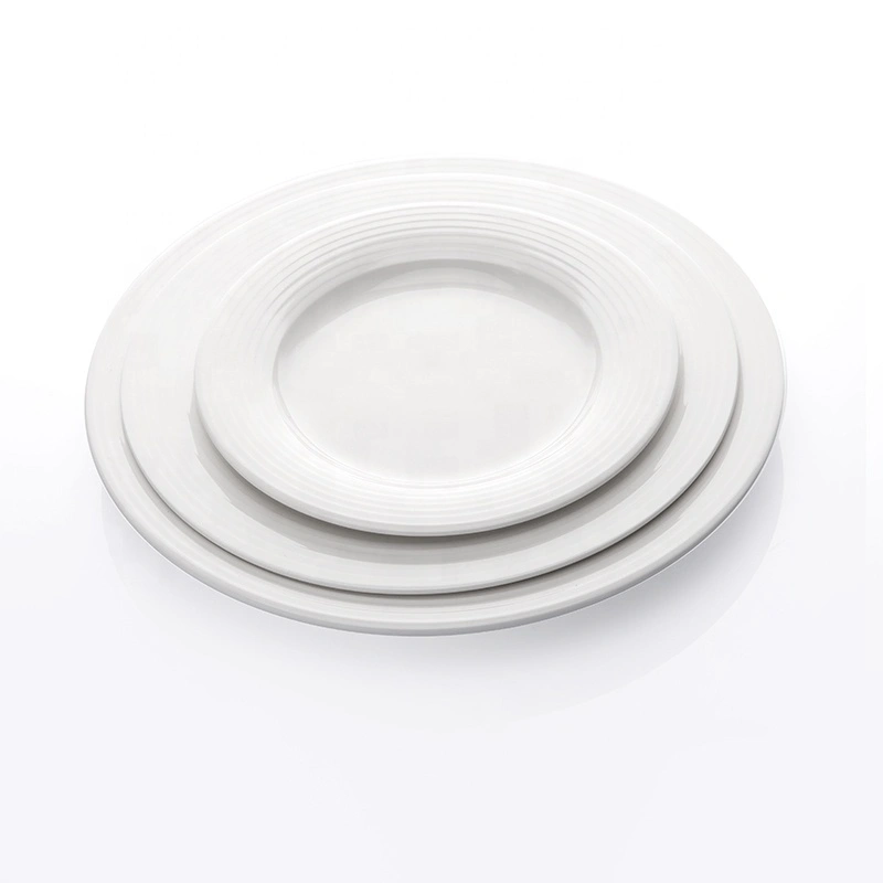 Wholesale Chaozhou Factory Used Restaurant Plates, Unique Product Microwave Safe Hotel Plates Sets Dinnerware& 1