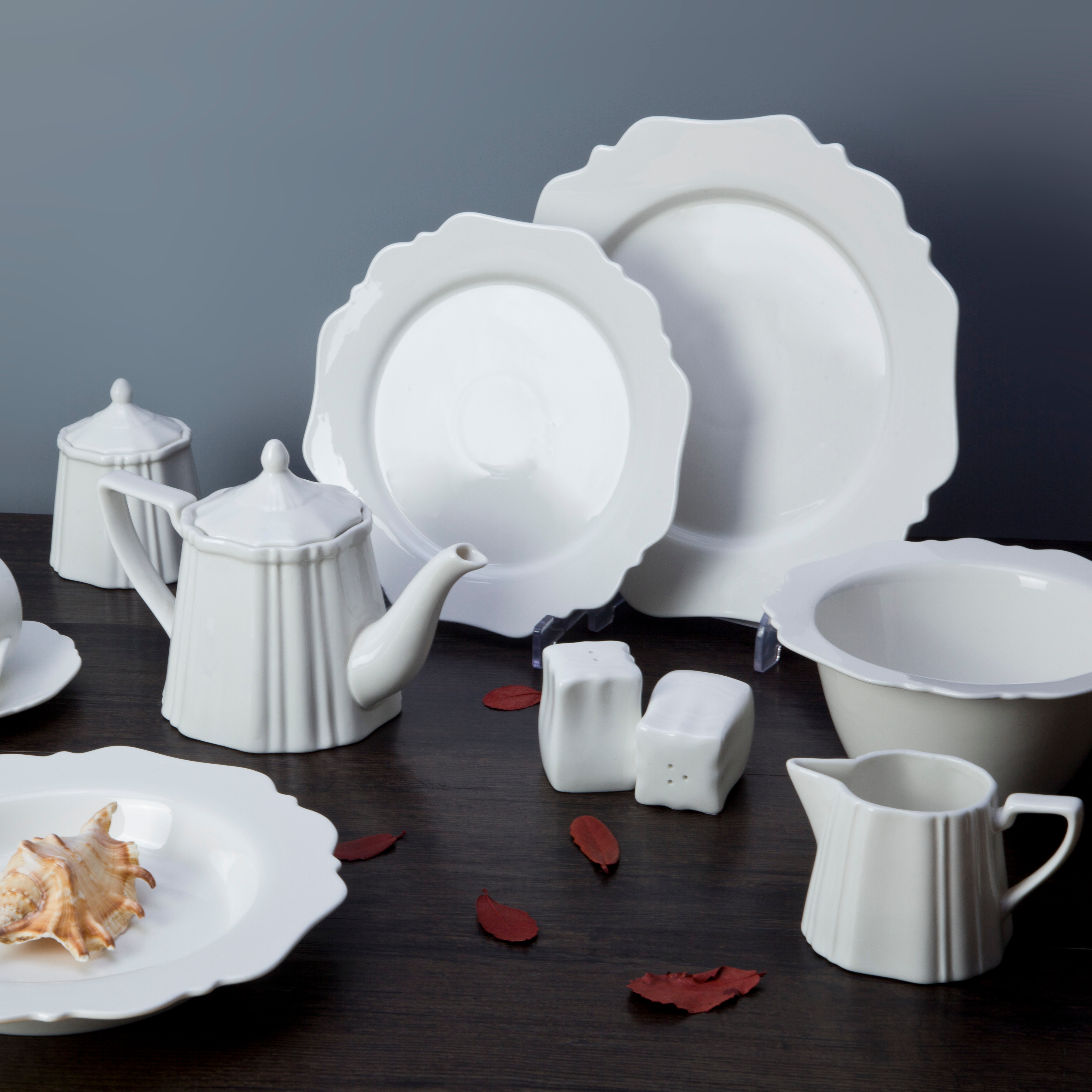 modern raised edge tableware ceramic plates dishes restaurant hotel restaurant tableware 1