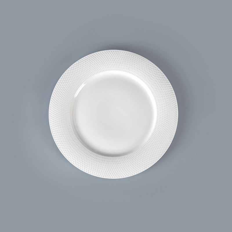 Microwave Safe China Porcelain Wedding Dishes Royal China Plates, Wholesale Restaurant Vajilla Ceramic Plate Set> 1