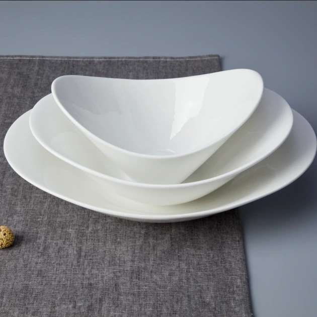 Most popular restaurant use china porcelain salad bowl 1