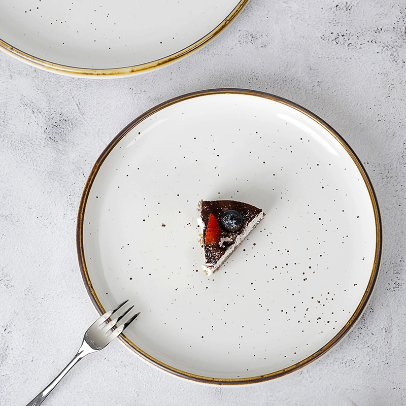 28ceramics Dinnerware Sets Ceramic Porcelain Plate, 28ceramics Rustic 8/10/12 Inch Plates Restaurant Hotel& 1
