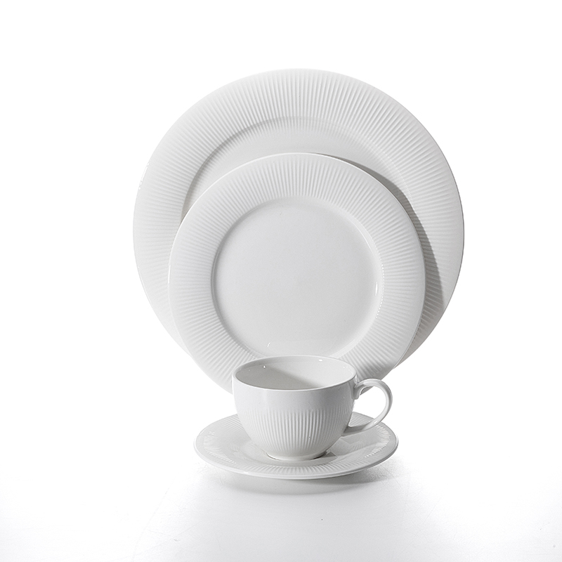 Italia Catering 4pc Porcelain Dinner Set, Banquet Hall Crockery ...