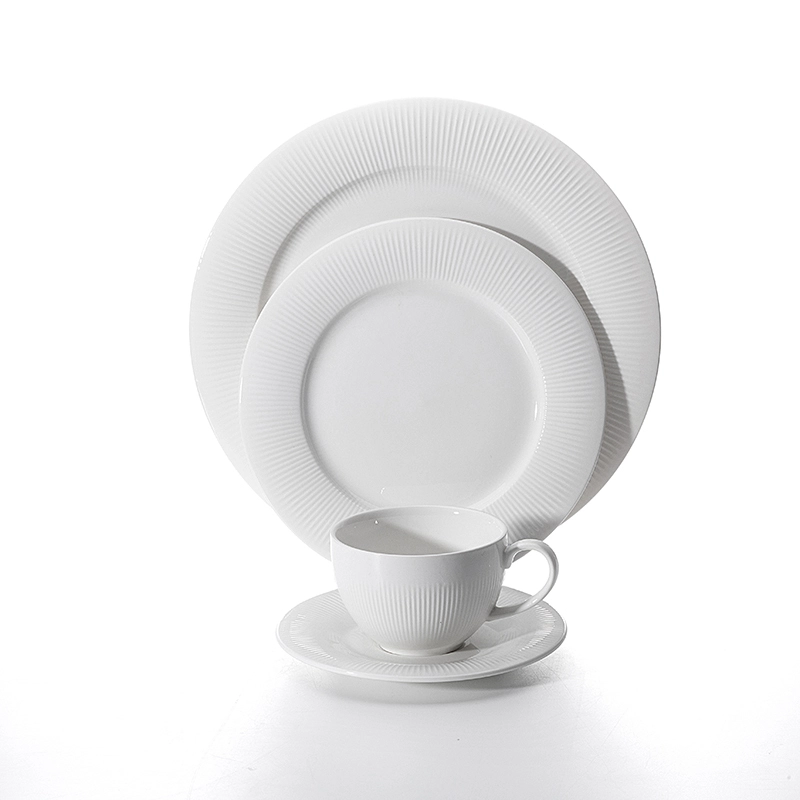 Фарфоровый обеденный сервиз Italia Catering, 4 предмета, наборы посуды для банкетного зала, тарелки для кейтеринга & 1