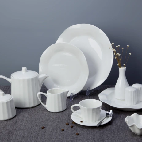 Top choice white porcelain dinnerware set 1