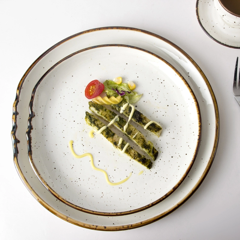 28ceramics Banquet Hall Crockery Dinnerware Ceramic Serving Plate, 8/10/12 Inch Sets Dinnerware Dinner Plate Restaurant* 1