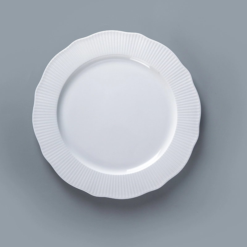 wholesale durable modern coupe plate white porcelain coupe plate hotel restaurant use coupe plate 1
