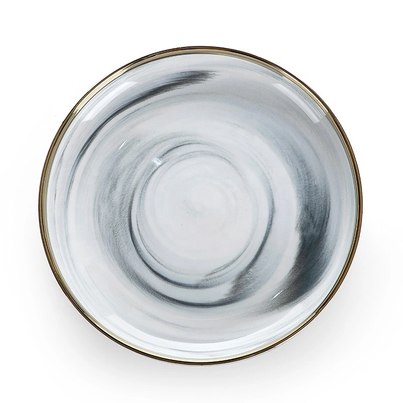Modern Crockery Tableware Restaurant Plates, Best Selling Products Porcelain Wedding Plates Sets Dinnerware Marble Plate~ 1
