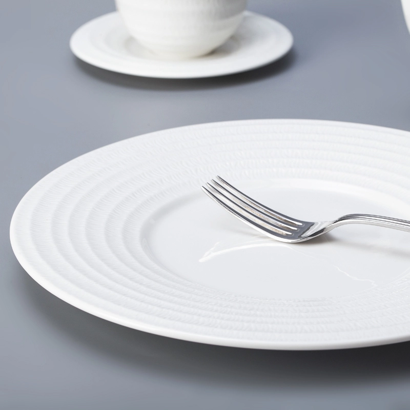 slate dinner plate set dinner modern round plate restaurant 1