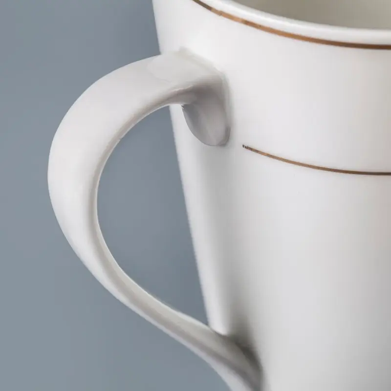 Custom tall ceramic coffee mugs company for bistro 3