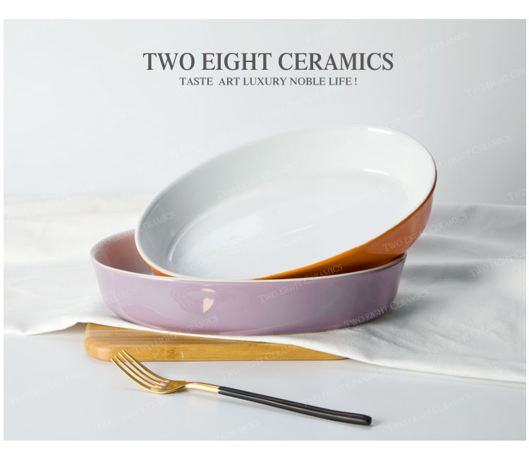 2017 wholesale new product used restaurant tableware, 11 oval dinner plate> 11
