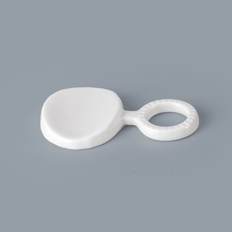 durable beautifully decorated chopstick holder plain white ceramics chopstick holder hotel restaurant chopstick rest 1