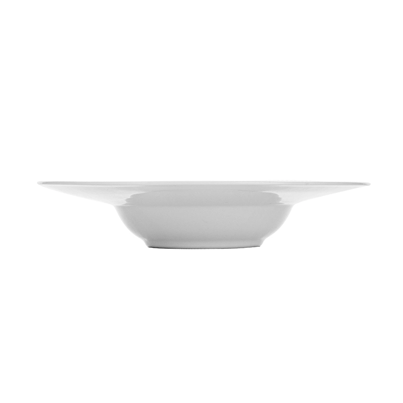 Wholesale Crokery Tableware Wedding Dishes Royal Soup Plate 9.25 Inch, Hot Selling Hotel Hotel Dessert Plate Porcelain> 1