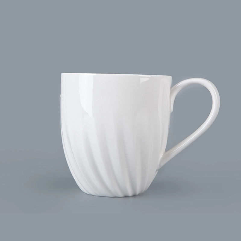 Dependable porcelain tableware supplier best price eco ware white porcelain coffee mug white custom ceramic dinner mug 1